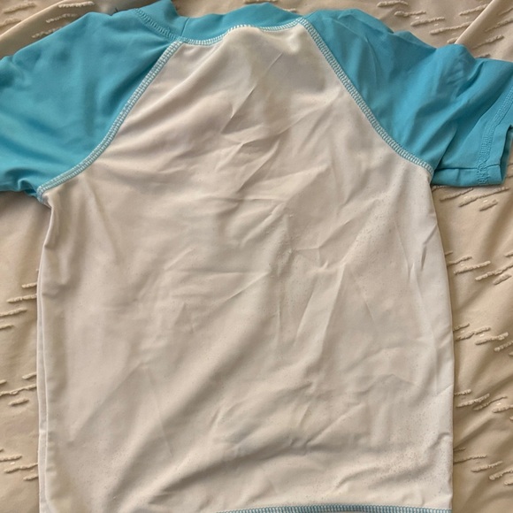 Active USA Kids Blue and White Lobster Rashguard - Picture 4 of 4